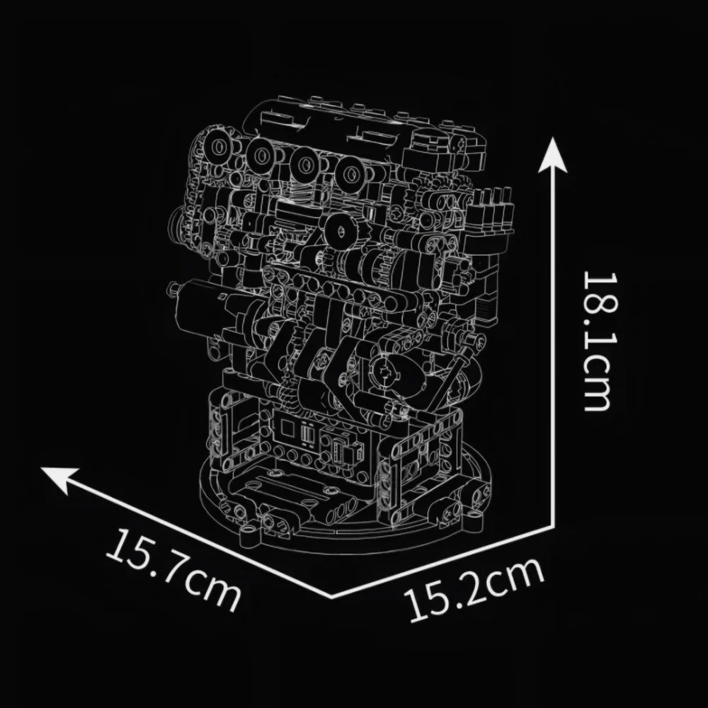 JDM-Motor mit variabler Ventilsteuerung 772 Teile