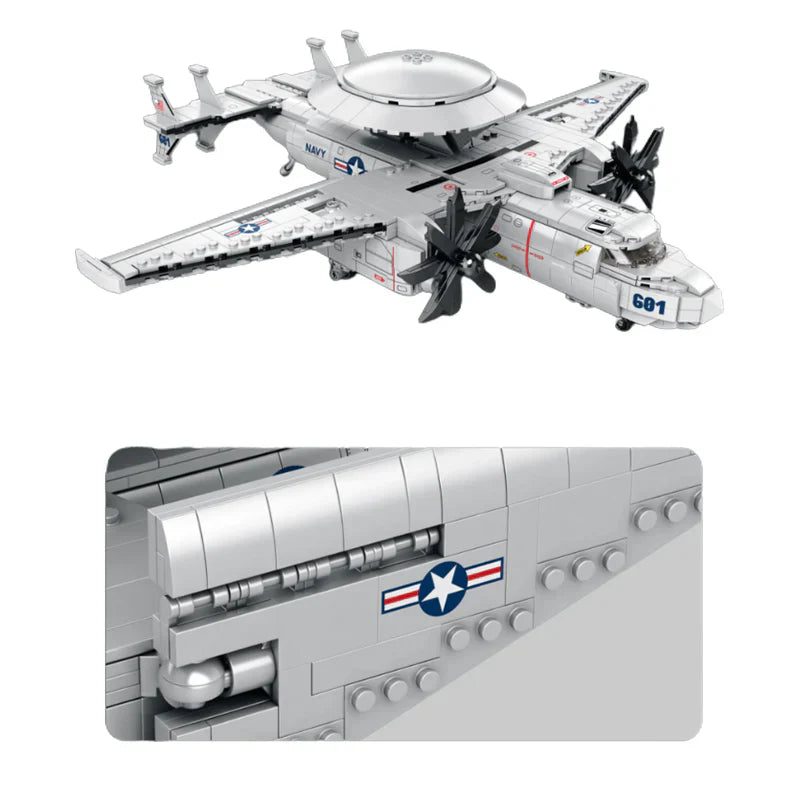 KJ-600 Avion de chasse Awacs 1144PCS