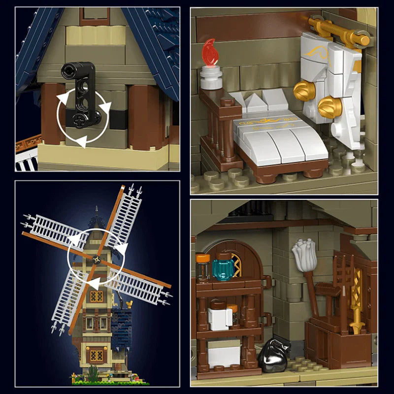 Medieval World Windmill 1584PCS