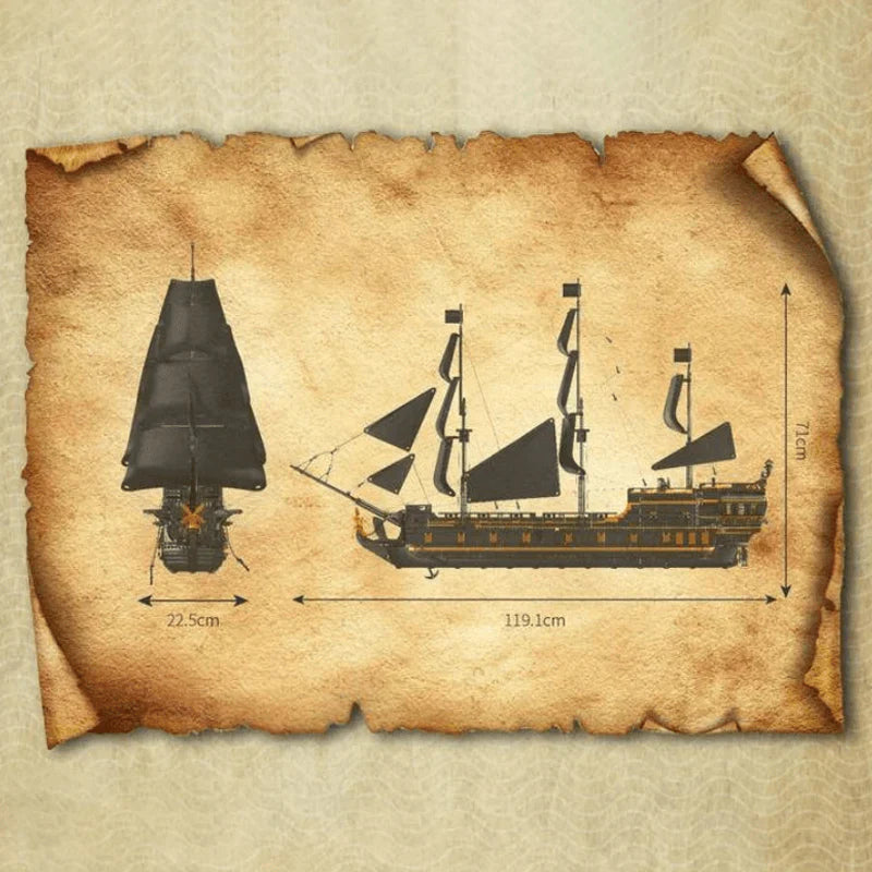 Black Pearl Schiff 5266 Teile