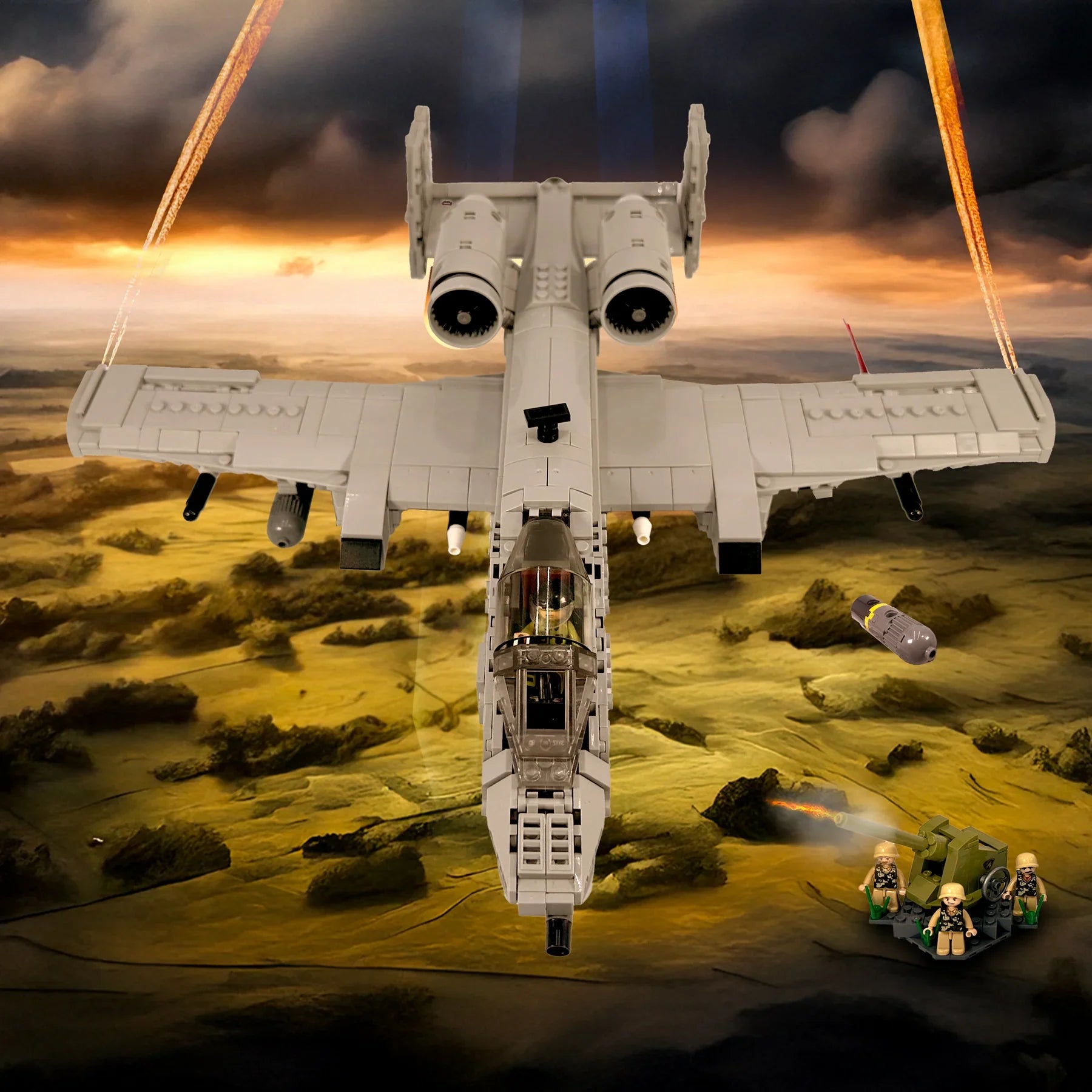 Military War Fighter 961PCS