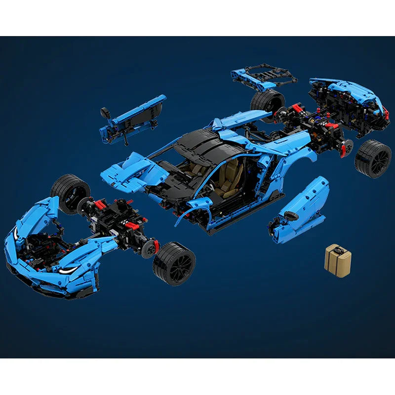 Ultimate Raging Blue-Bull 3842PCS