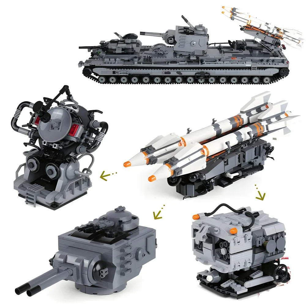Raketenträger-Panzer 3665 Teile