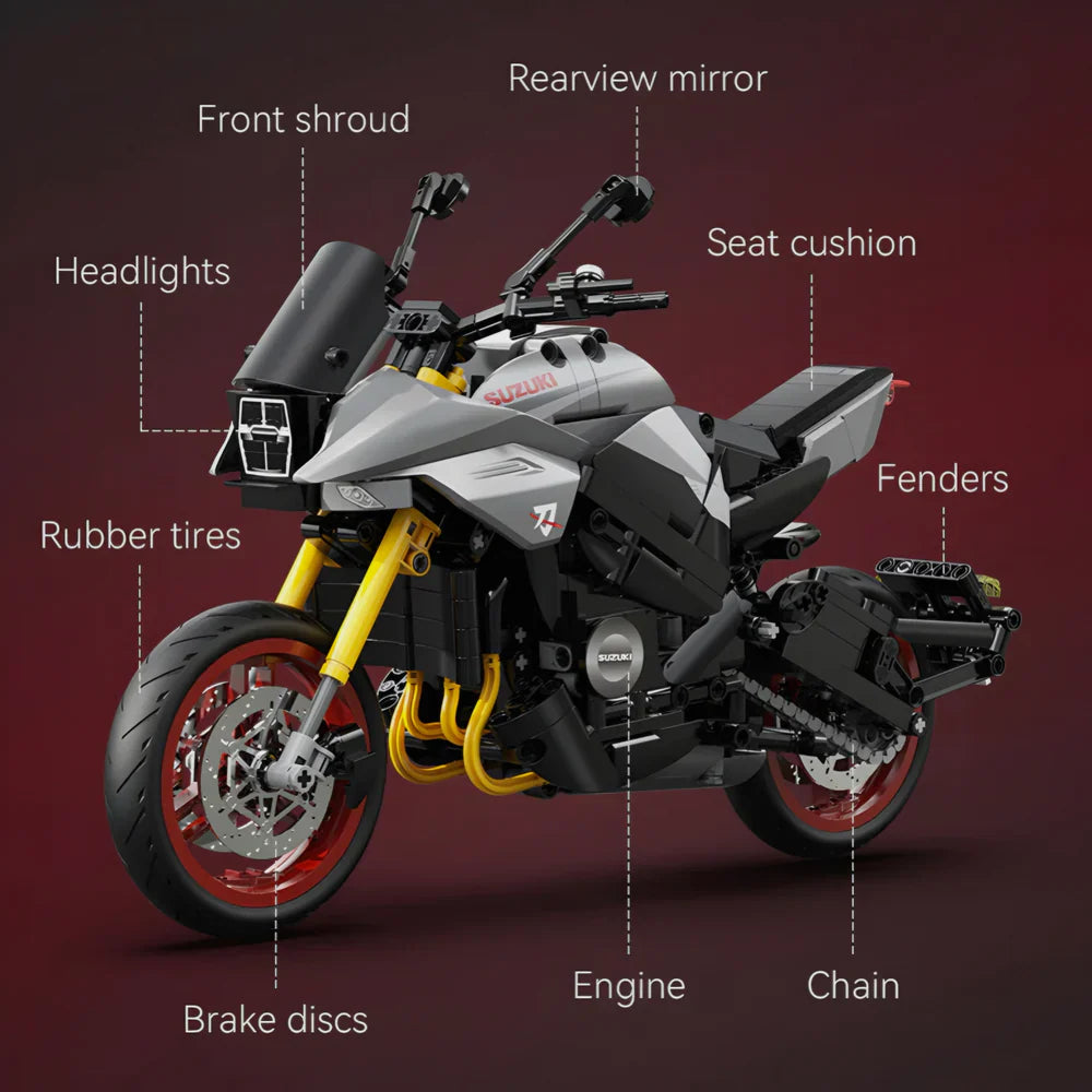 Suzuki Katana Bike 1104PCS