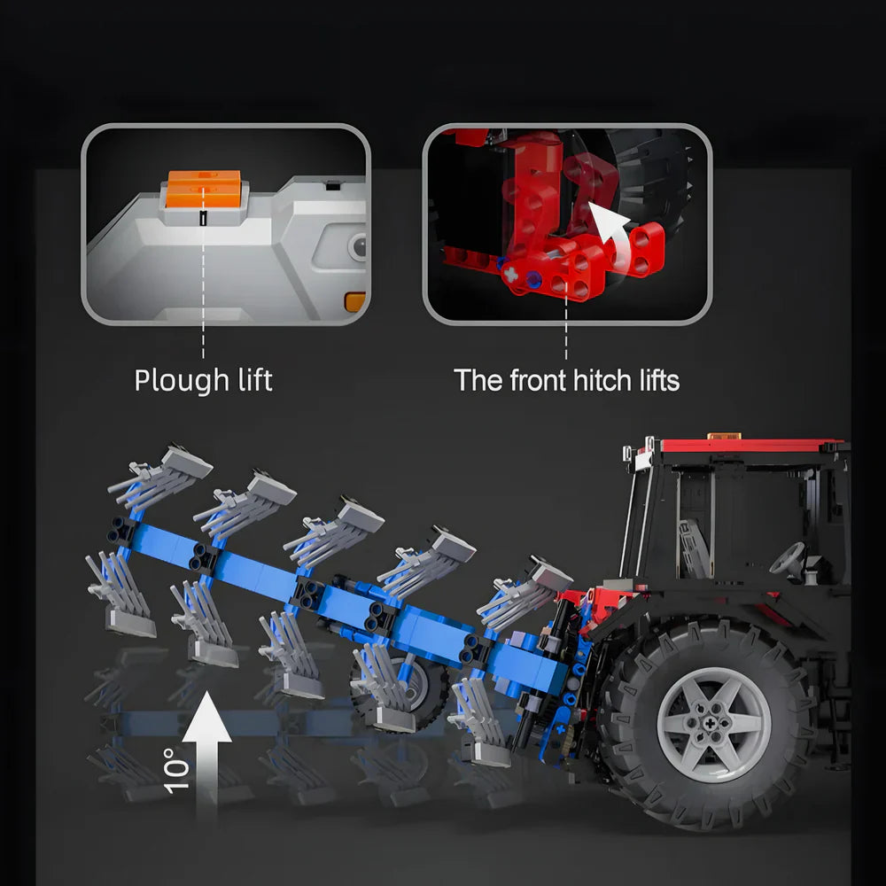 Plowing Tractor 1676PCS