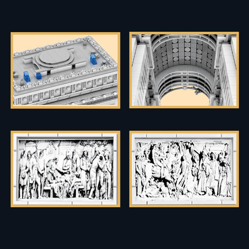 L' Arc De Triomphe 3718 TEILE