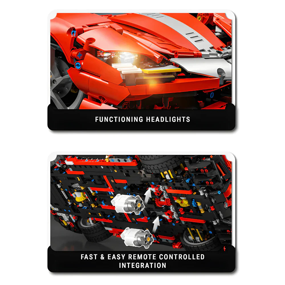Supercar hybride italienne SF90 4099 pièces