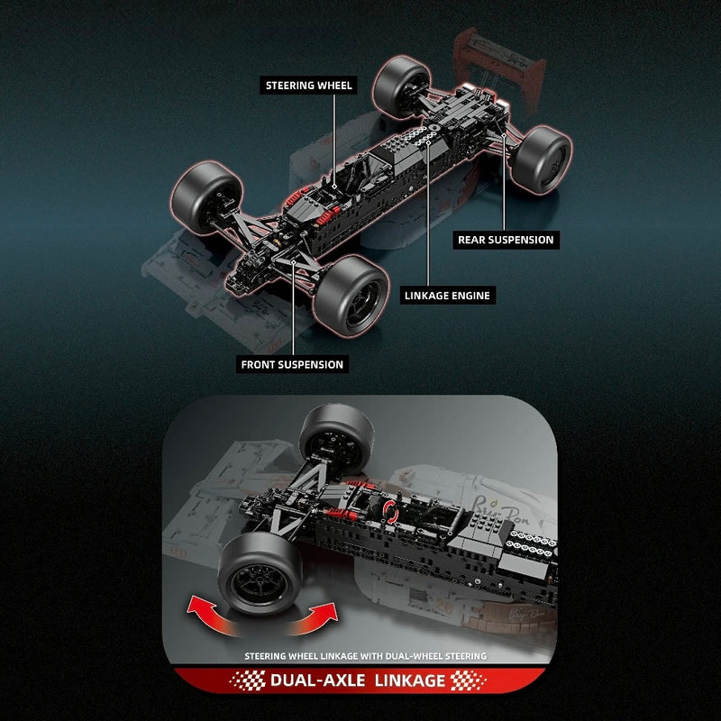Course automobile Grand Prix 1988 2884 pièces