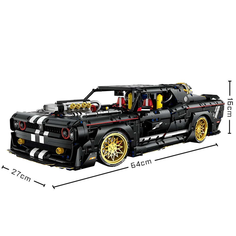 Klassischer amerikanischer V8-Muscle-Car 3750TEILE