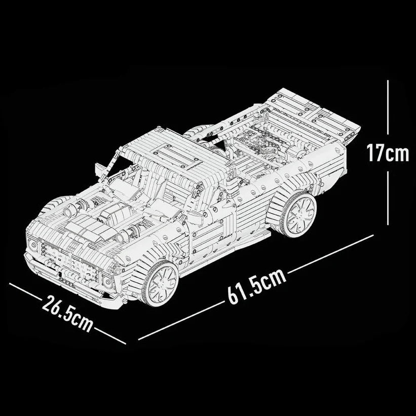Stanced Pickup Truck 3695PCS