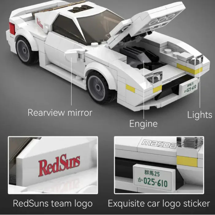 Minibricks FC3S RX-7 282 TEILE