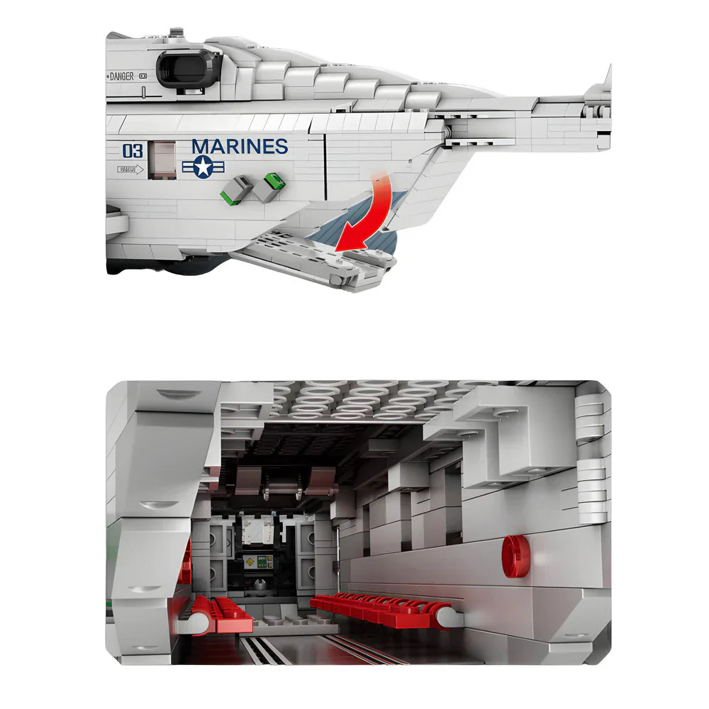 CH-53 Transporthubschrauber Elite Edition 2191 Teile