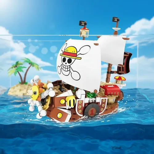 Pirate Luffy Schiff-Uhr Spieluhr 337PCS