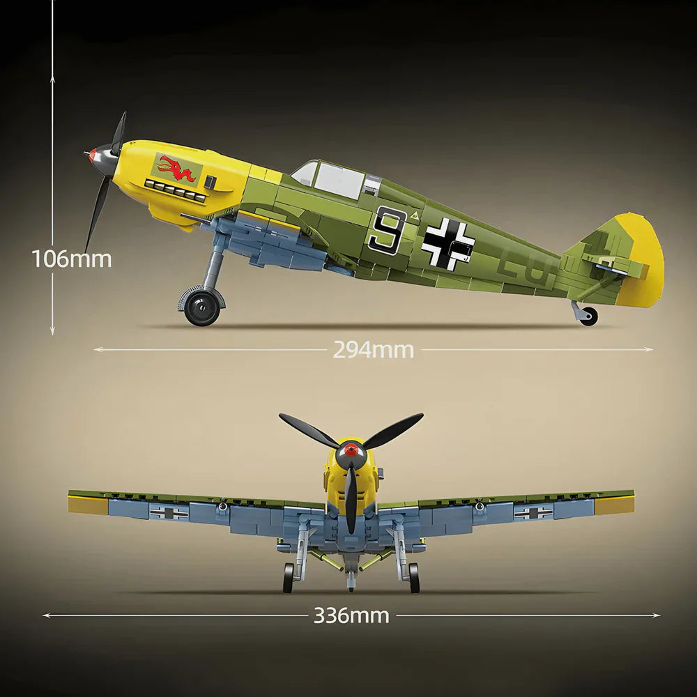 Bf 109 Avion de Chasse Historique 632 pièces