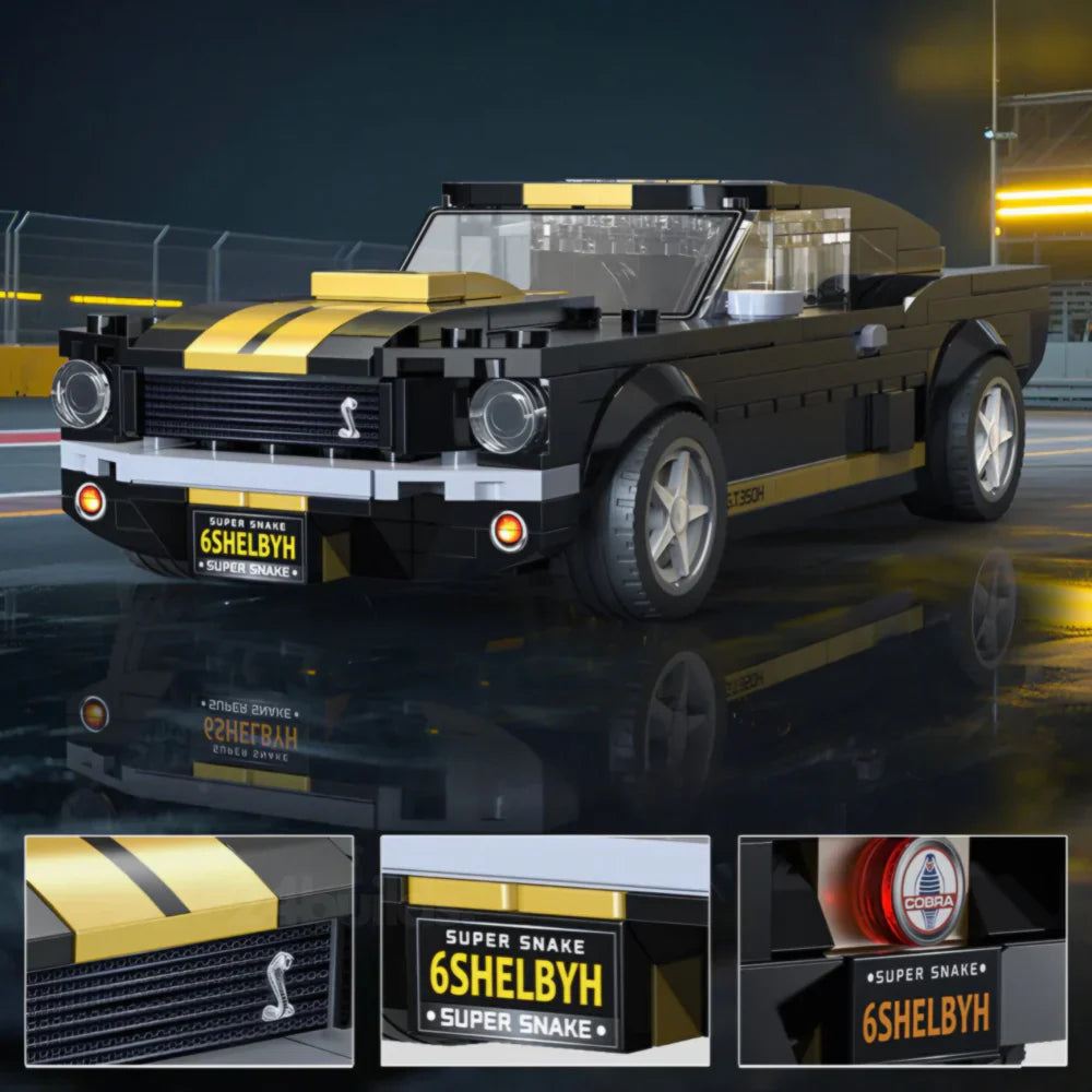 Mini Bricks GT350H Ikonisches Amerikanisches Muscle Car 286TEILE