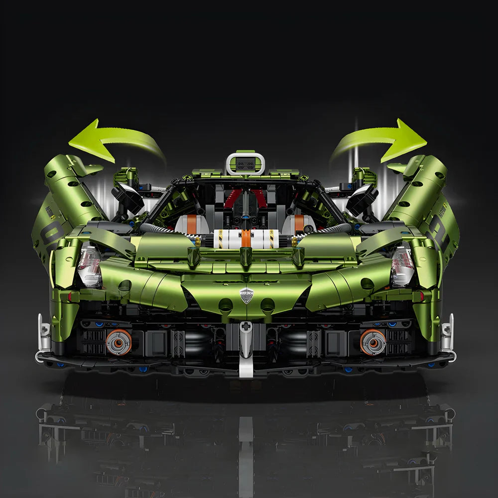 Schwedischer Chrom-Hypercar 3837TEILE