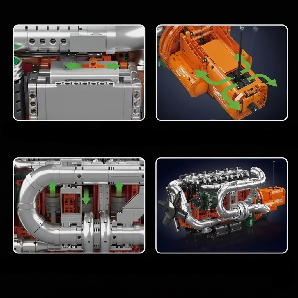 Mechanical Inline-6 Truck Engine 3236PCS