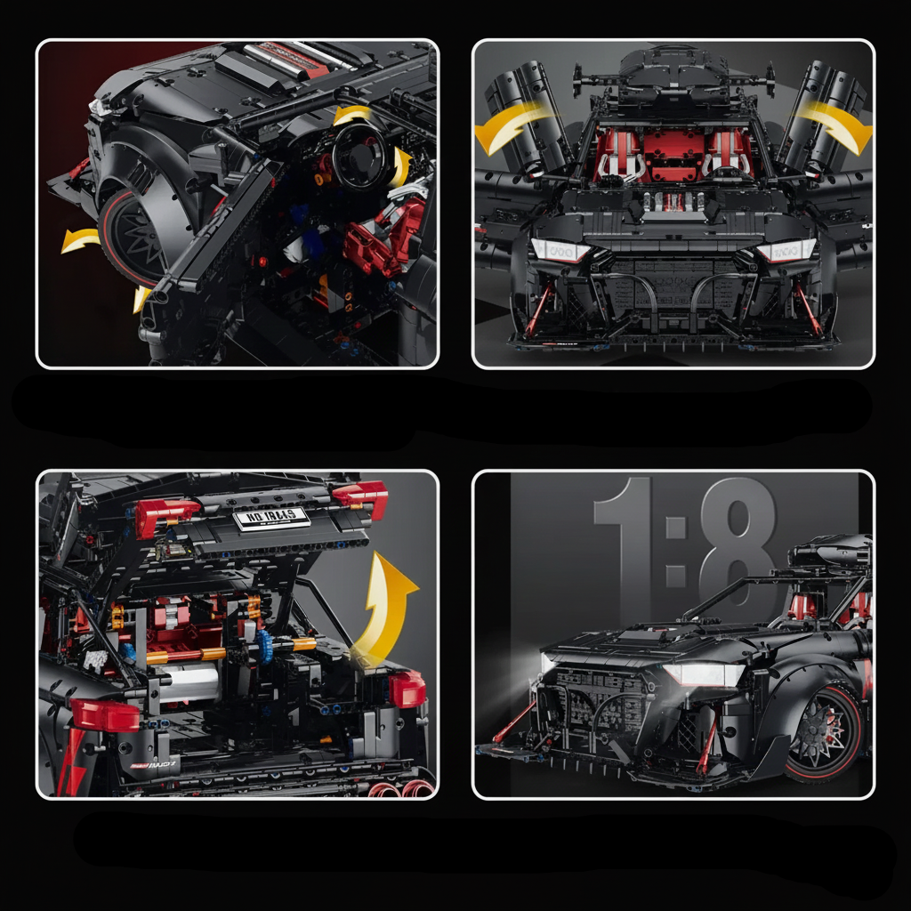 Deutscher Tuner Widebody Wagon 4188 Teile
