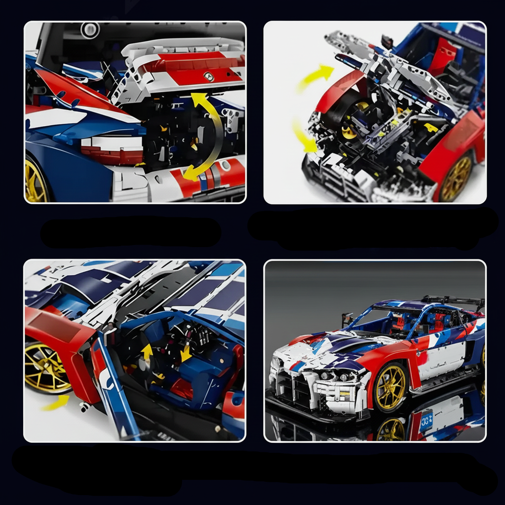 2024 DTM Rennwagen 4555 Teile