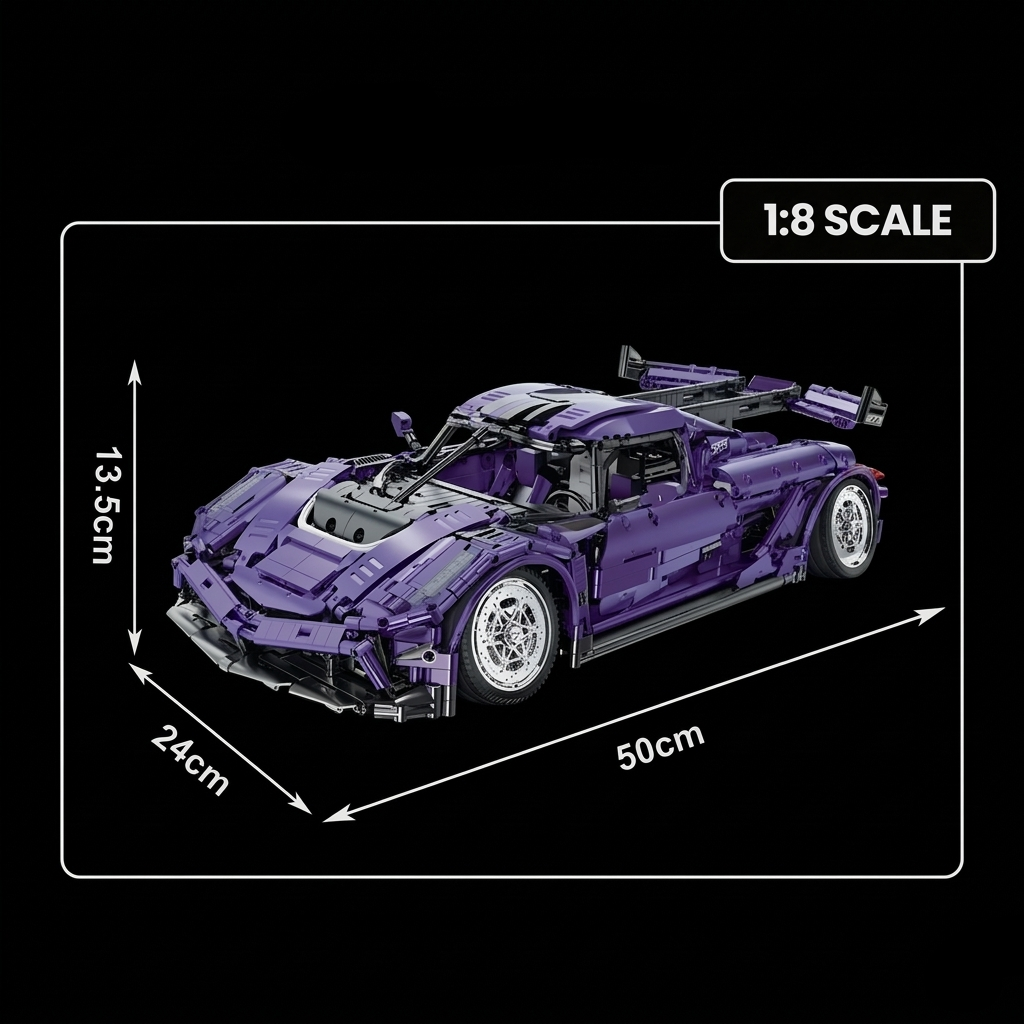 Purple swedish hypercar 2861PCS