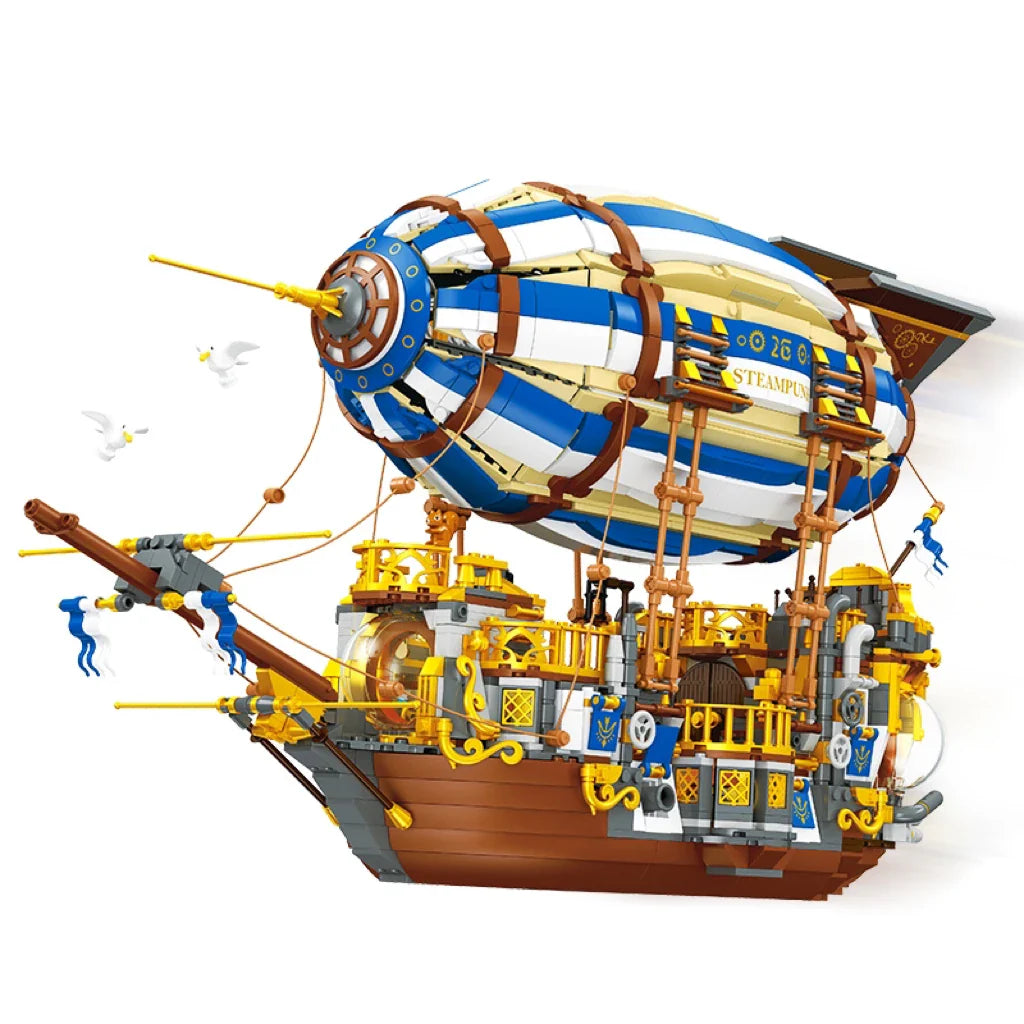 Steampunk Airship Roam the Sky 3272PCS
