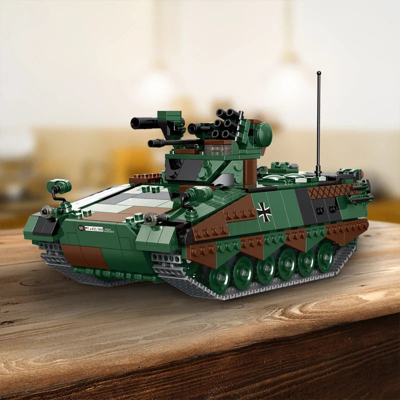 Battle Field Army tank 1050PCS