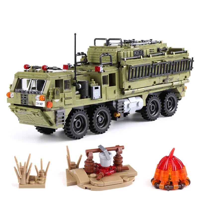 Heavy Cheap military truck 1237PCS
