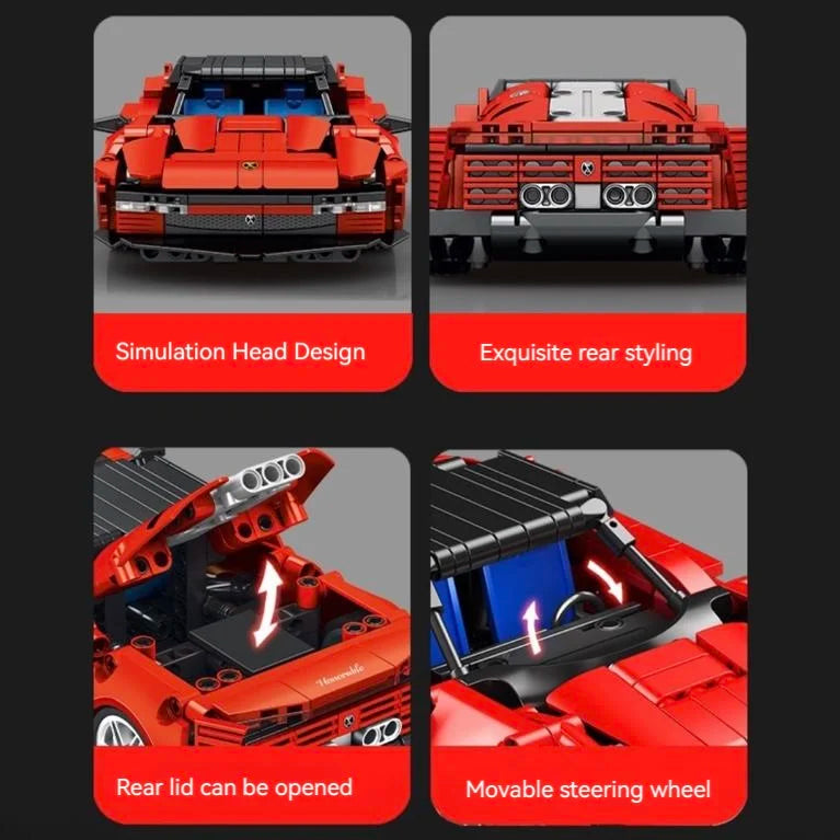 Minibricks Daytona SP3 Racing 522TEILE