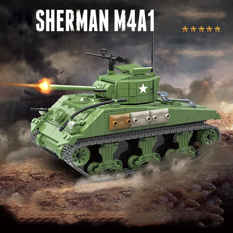 M4A1 Military Tank 726PCS