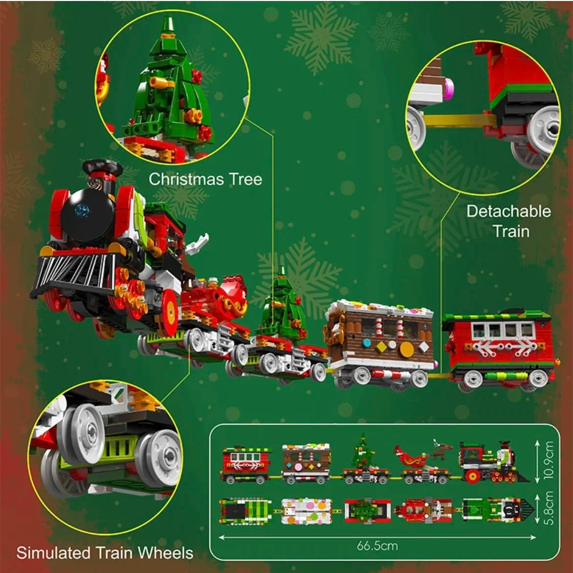 Christmas Train Robot 1522PCS