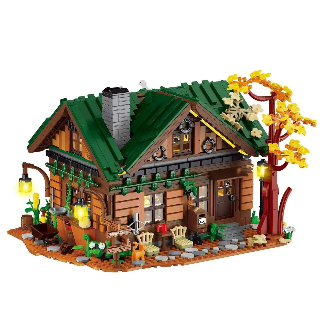 Forest Cabin Tiny Modular House 2234PCS