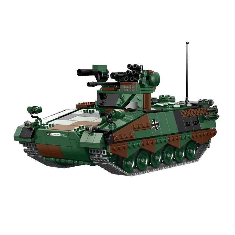 Battle Field Army tank 1050PCS