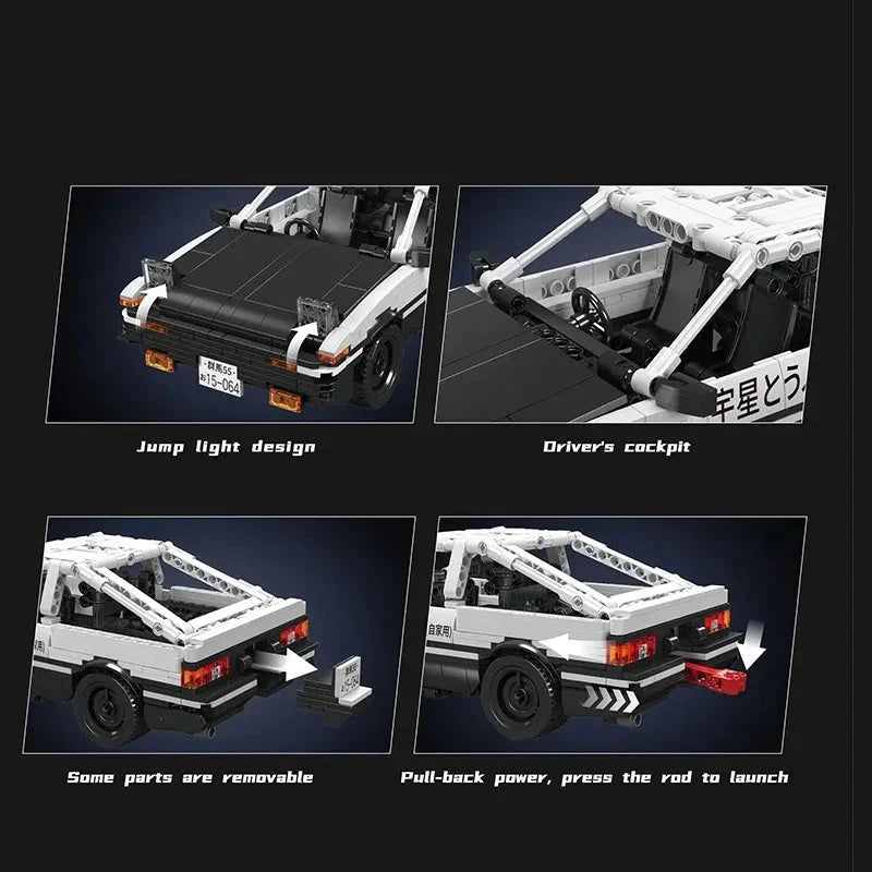 Der Unziale AE86 790 TEILE