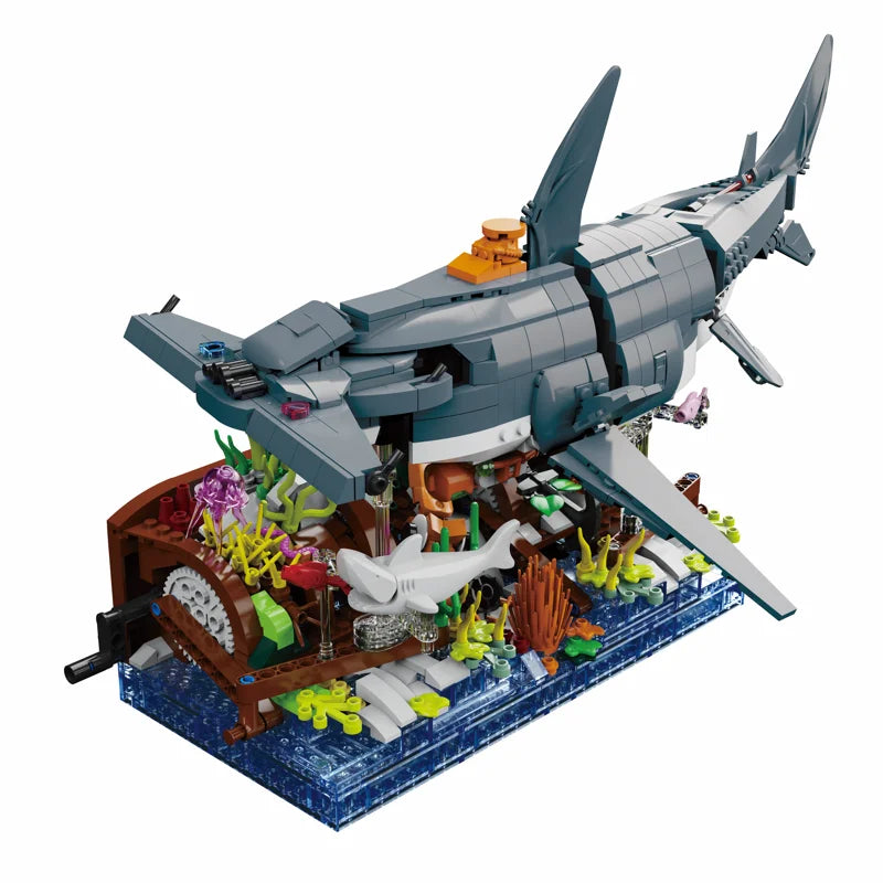 Hammerhead shark 1144PCS