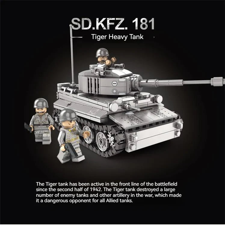 Tiger Heavy Tank 457PCS