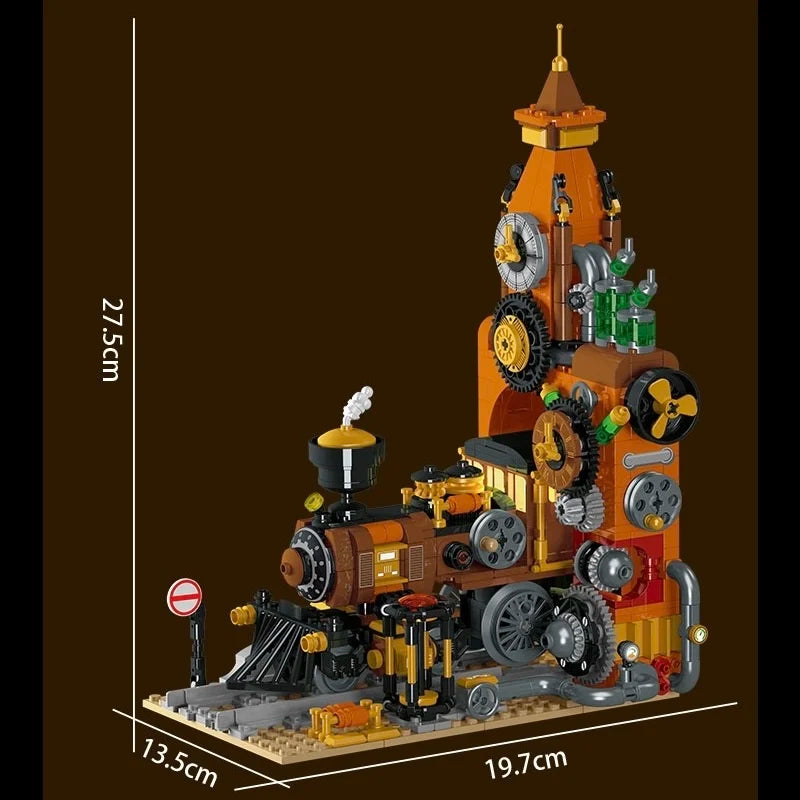 Steampunk-Zug 1252 Teile