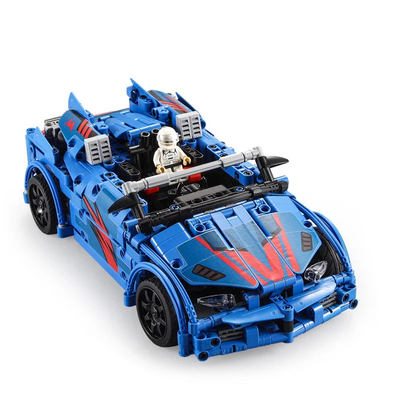 Mini-Klemmbausteine Crash Racing Autos 585 Teile