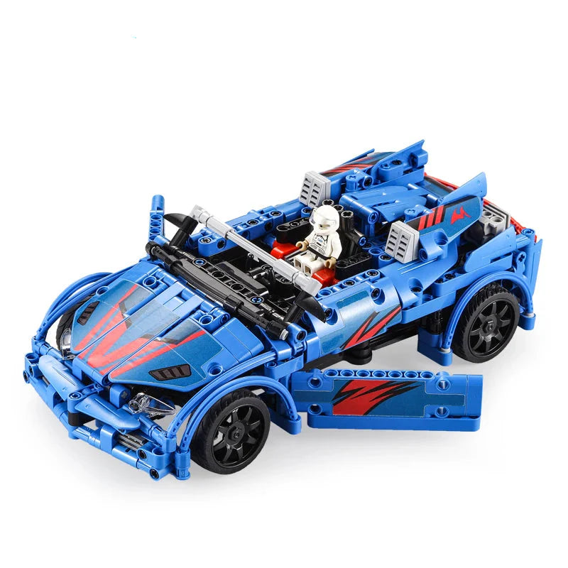 Mini-Klemmbausteine Crash Racing Autos 585 Teile