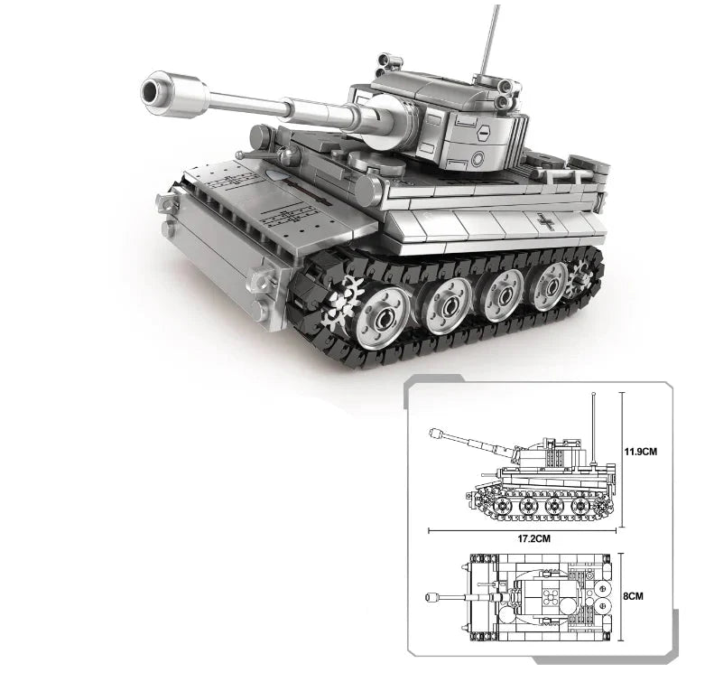 Tiger Heavy Tank 457PCS