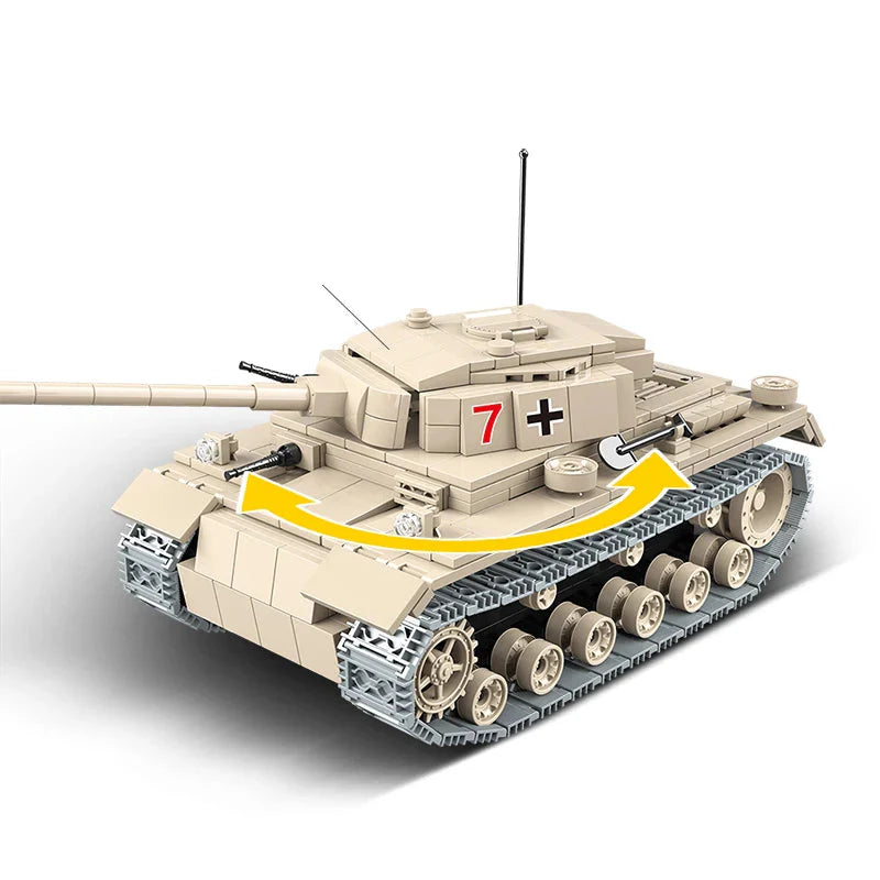Militär Schwerer Panzer 711 Teile