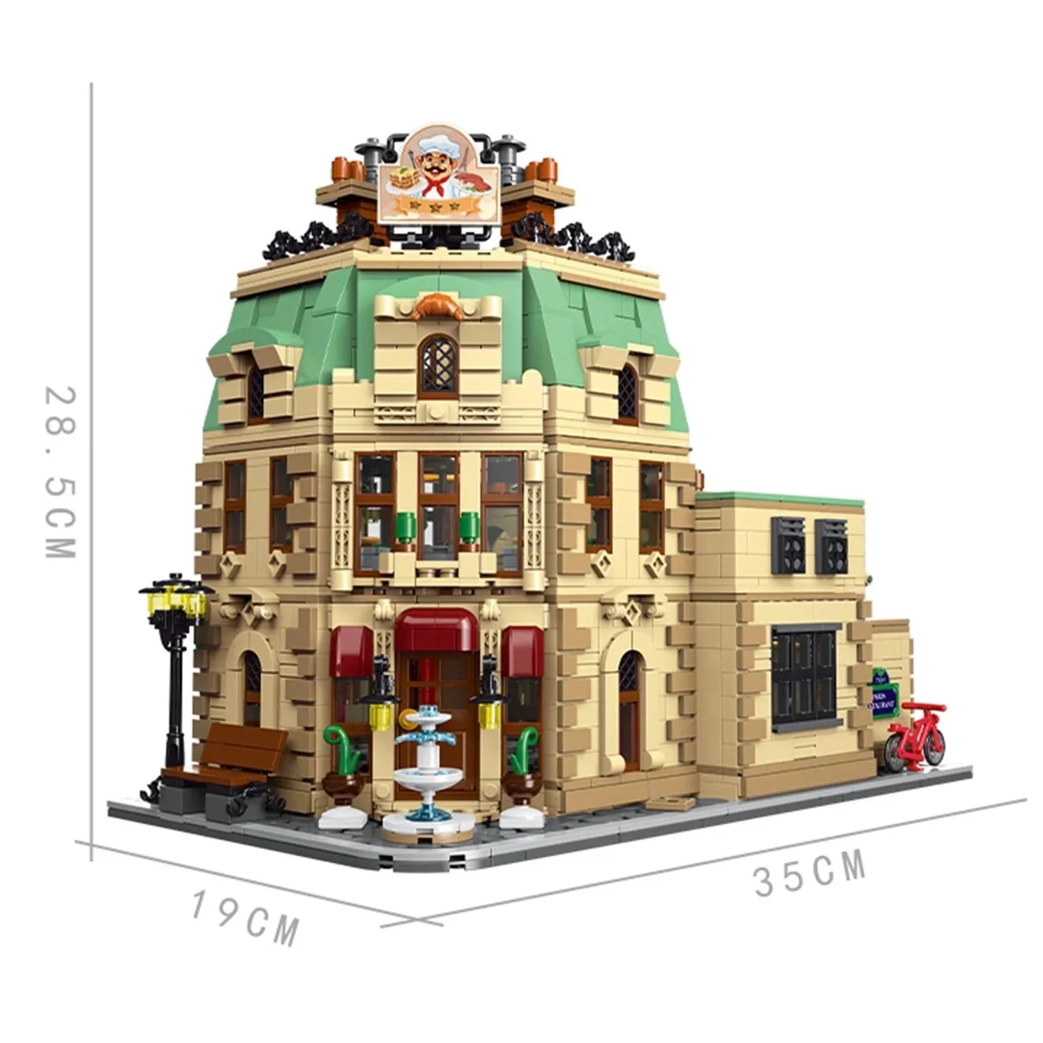 The Parisian Restaurant 3104PCS