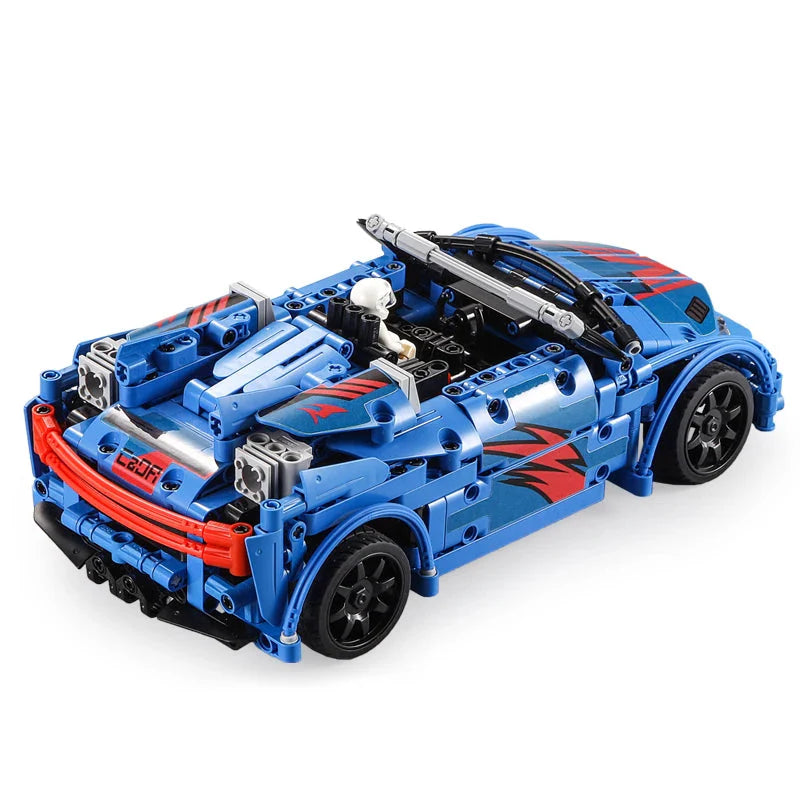 Mini-Klemmbausteine Crash Racing Autos 585 Teile