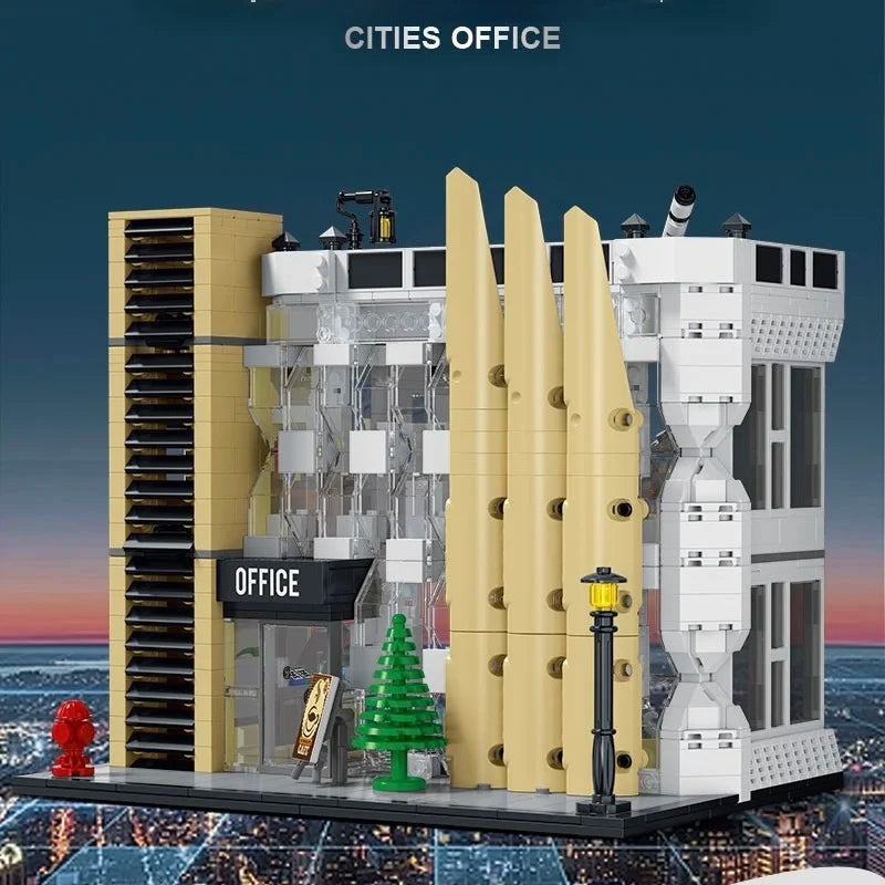 Office Building With Light 1499PCS