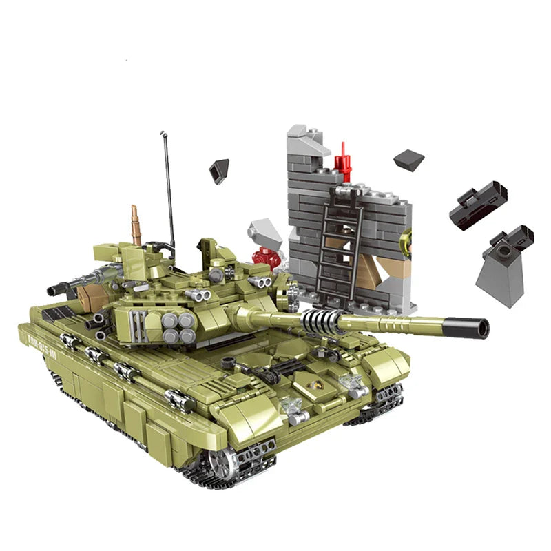Across The Battle Field Tank 1255PCS