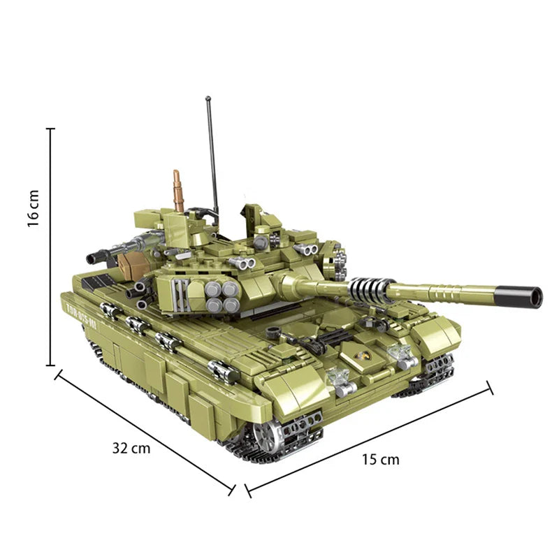 Across The Battle Field Tank 1255PCS