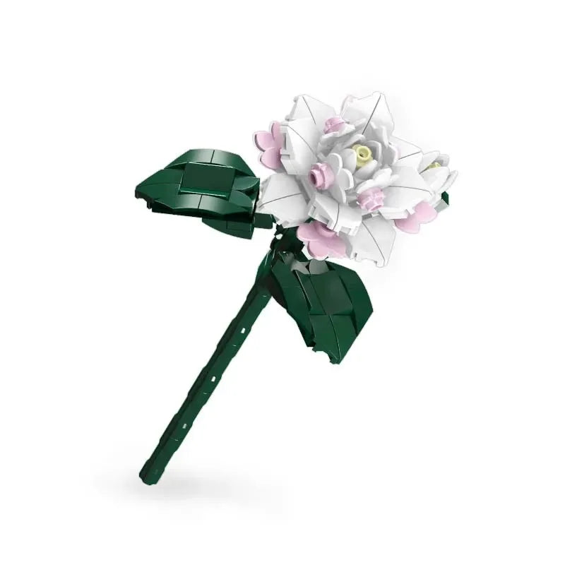Camellia White Flower | 127PCS