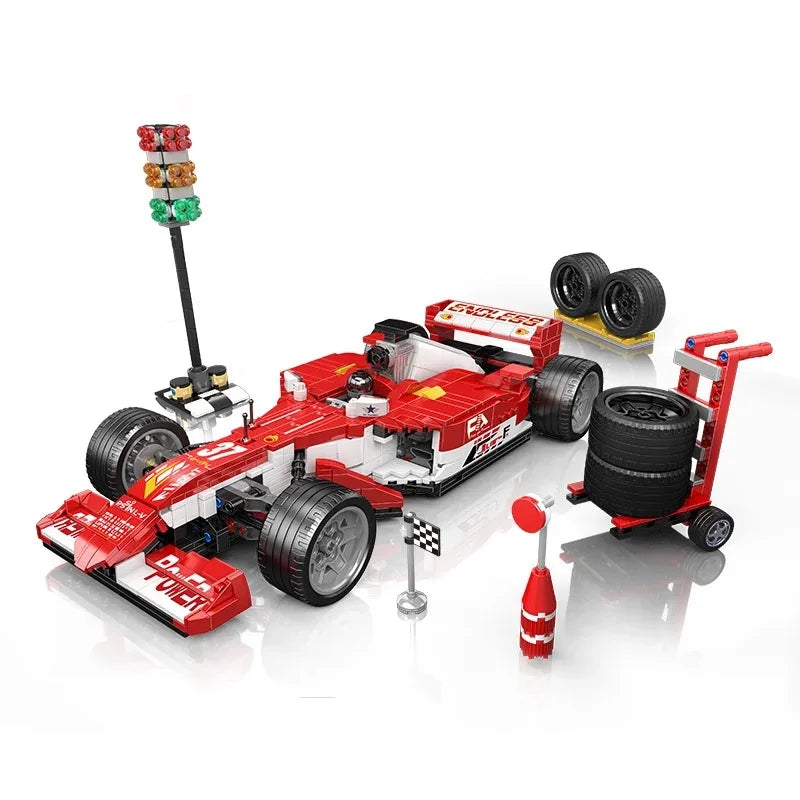 Red F1 Sport Car 1603PCS