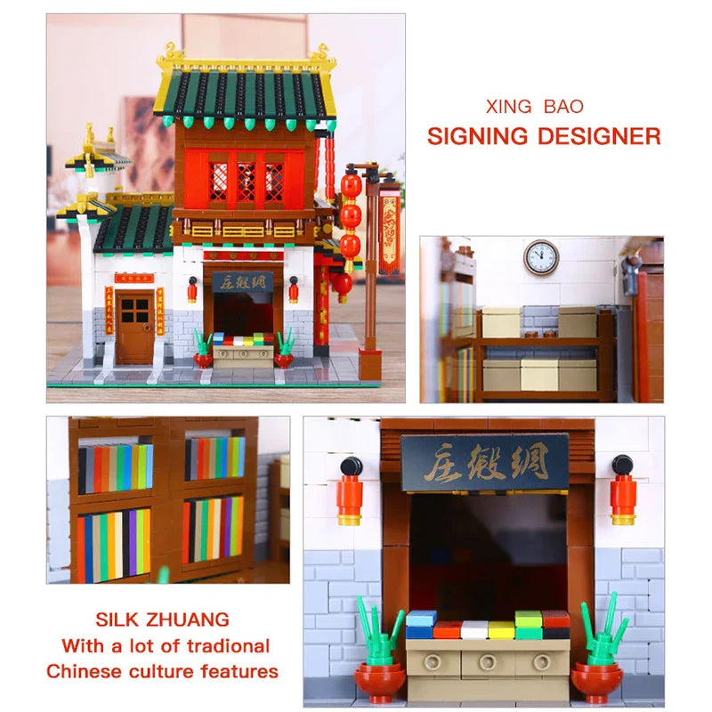 Chinesisches Traditionelles Haus 2787 Teile