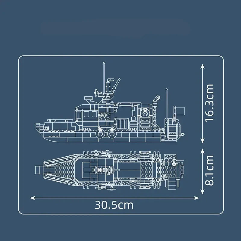 Rettungsboot 462TEILE