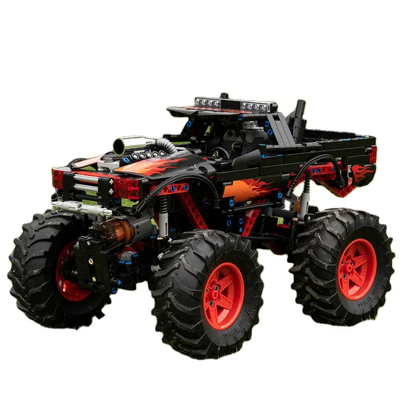 Flammenmonster 4x4 Auto 889 Teile